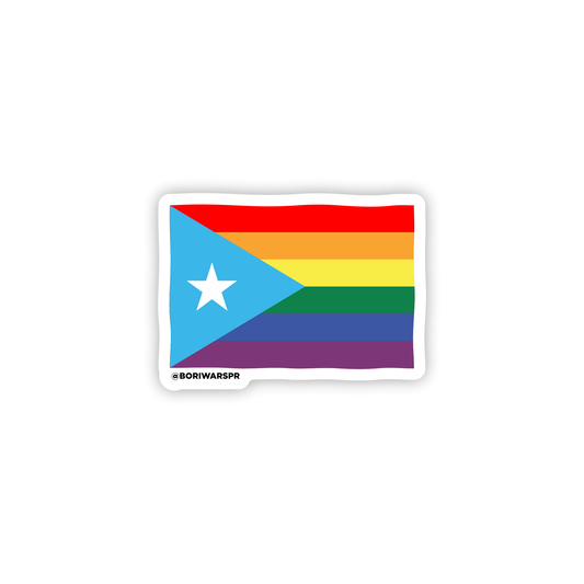 Bandera Pride Rectangular Sticker