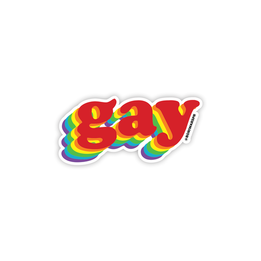 Gay Matte Sticker