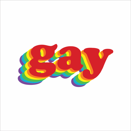 Gay Glossy Sticker